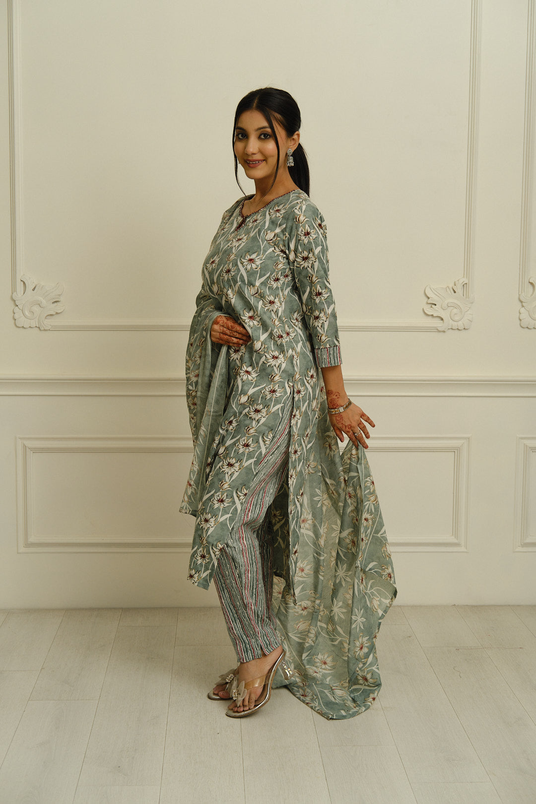 Cotton Printed Kurta Set