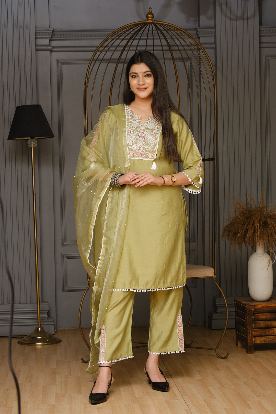 Roman Silk Kurta Set