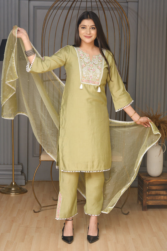 Roman Silk Kurta Set