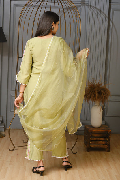 Roman Silk Kurta Set