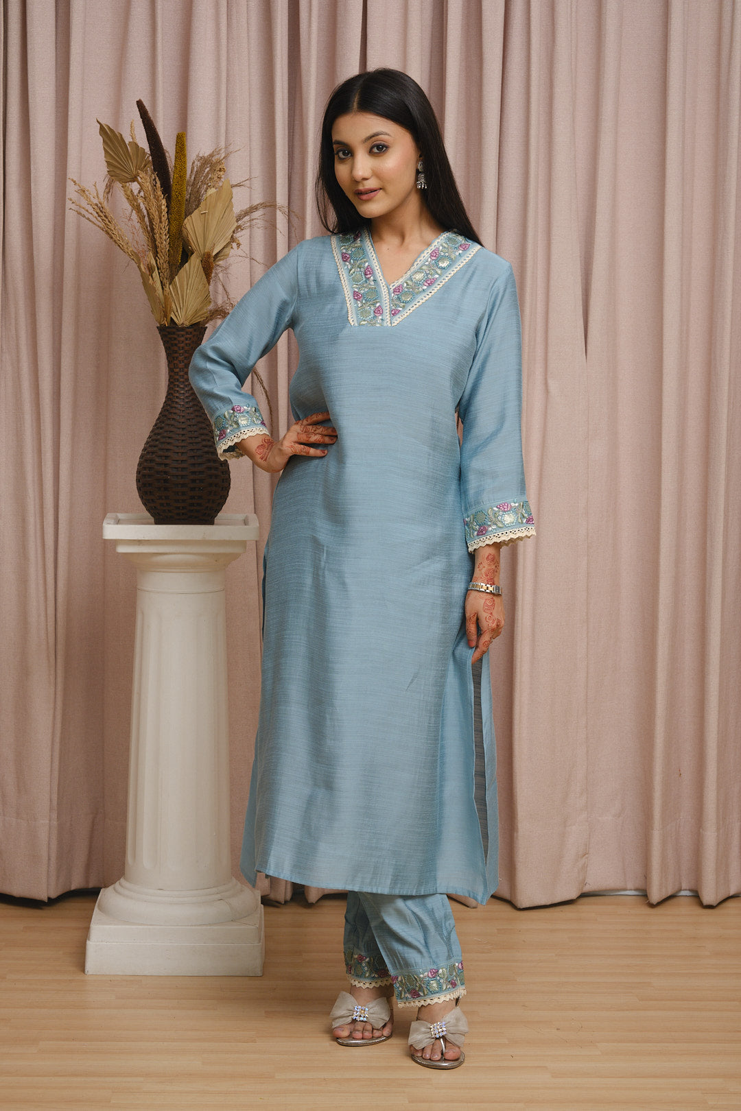 Roman Silk Co-ord Set
