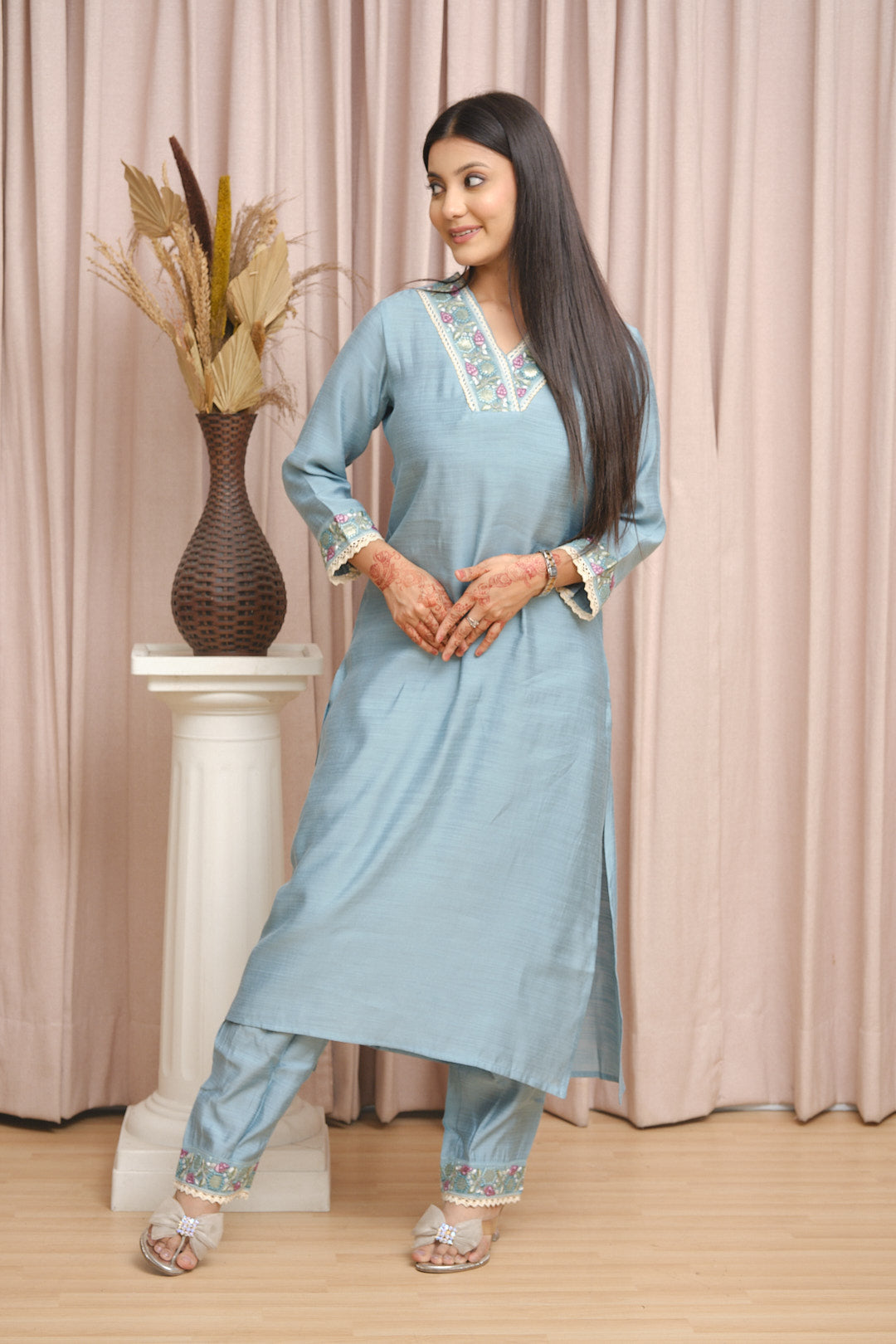 Roman Silk Co-ord Set